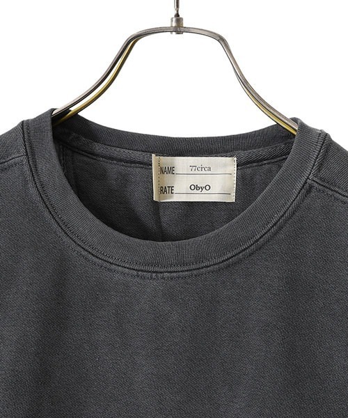 77circa（ナナナナサーカ）の「77circa / ナナナナサーカ：【レディース】o by o embroidery sweat：oo21aw-03[DEA]（スウェット・レディース・ホワイト/グレー系その他・M）」の6枚目の写真