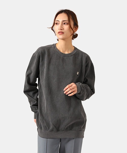 77circa（ナナナナサーカ）の「77circa / ナナナナサーカ：【レディース】o by o embroidery sweat：oo21aw-03[DEA]（スウェット・レディース・ホワイト/グレー系その他・M）」の11枚目の写真