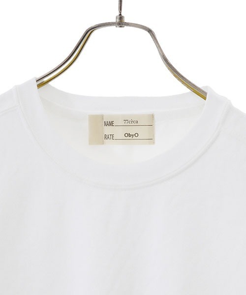 77circa（ナナナナサーカ）の「77circa / ナナナナサーカ：【レディース】o by o embroidery sweat：oo21aw-03[DEA]（スウェット・レディース・ホワイト/グレー系その他・M）」の17枚目の写真