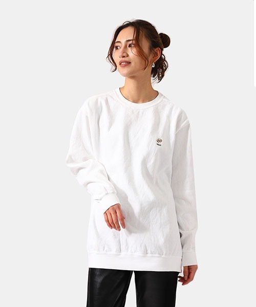 77circa（ナナナナサーカ）の「77circa / ナナナナサーカ：【レディース】o by o embroidery sweat：oo21aw-03[DEA]（スウェット・レディース・ホワイト/グレー系その他・M）」の22枚目の写真