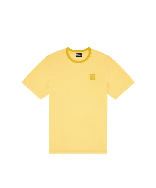 DIESEL（ディーゼル）の「メンズ Tシャツ ガーメントダイ（Tシャツ/カットソー・メンズ・イエロー/ブラック・MEDIUM/X-LARGE/XX-LARGE/SMALL/LARGE）」の11枚目の写真