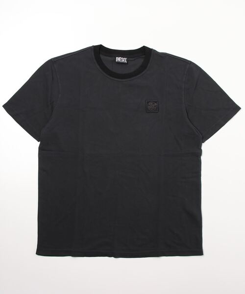 DIESEL（ディーゼル）の「メンズ Tシャツ ガーメントダイ（Tシャツ/カットソー・メンズ・イエロー/ブラック・MEDIUM/X-LARGE/XX-LARGE/SMALL/LARGE）」の6枚目の写真