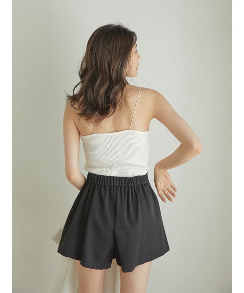 ACYM（アシーム）の「Pleats culotte パンツ（その他パンツ・レディース・ブラック/アイボリー・FREE）」の10枚目の写真