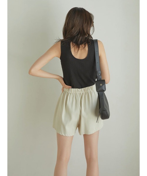 ACYM（アシーム）の「Pleats culotte パンツ（その他パンツ・レディース・ブラック/アイボリー・FREE）」の9枚目の写真