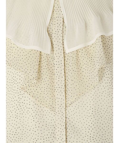 MERCURYDUO（マーキュリーデュオ）の「付け襟ヘリンボーンプリントブラウス（シャツ/ブラウス・レディース・アイボリー/ブラック・FREE）」の16枚目の写真