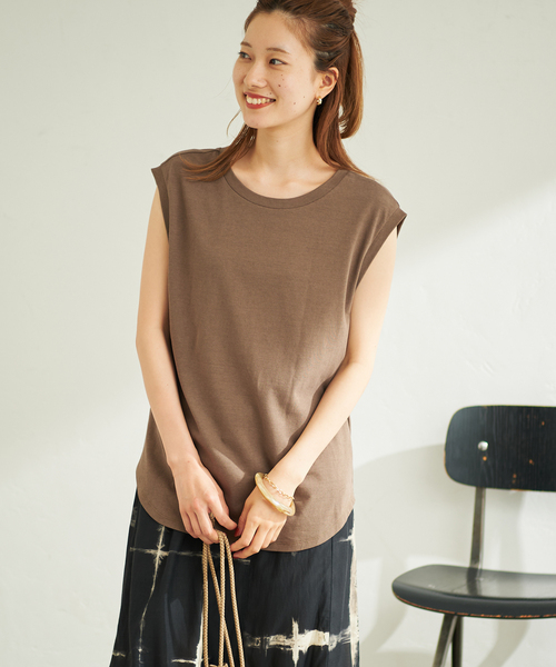 FRAMeWORK（フレームワーク）の「バックカシュクールプルオーバー（Tシャツ/カットソー・レディース・チャコールグレー/ブラック/モカ・FREE）」の12枚目の写真