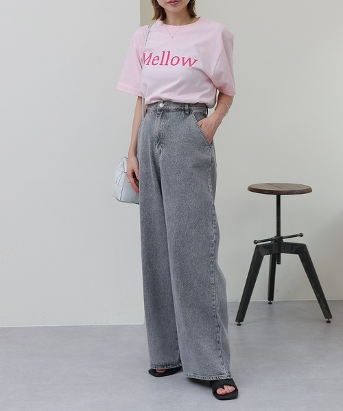 COLONY 2139（コロニートゥーワンスリーナイン）の「3サイズ展開 / デニムワイドパンツ（デニムパンツ・レディース・ブラック/ブルー・SMALL/MEDIUM/LARGE）」の6枚目の写真