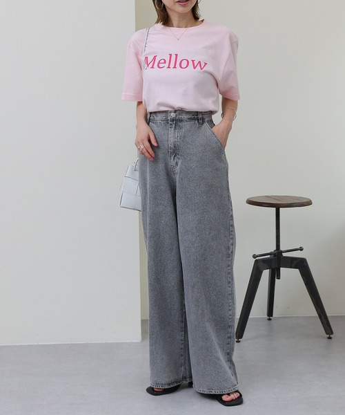 COLONY 2139（コロニートゥーワンスリーナイン）の「3サイズ展開 / デニムワイドパンツ（デニムパンツ・レディース・ブラック/ブルー・SMALL/MEDIUM/LARGE）」の7枚目の写真