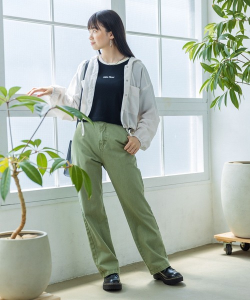 セール】バックレースアップパンツ（デニムパンツ）｜repipi armario