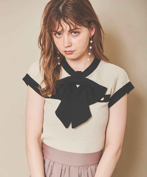 31 Sons de mode（トランテアン　ソン　ドゥ　モード）の「４連パールイヤリング（イヤリング・レディース・ゴールド・フリー）」の6枚目の写真