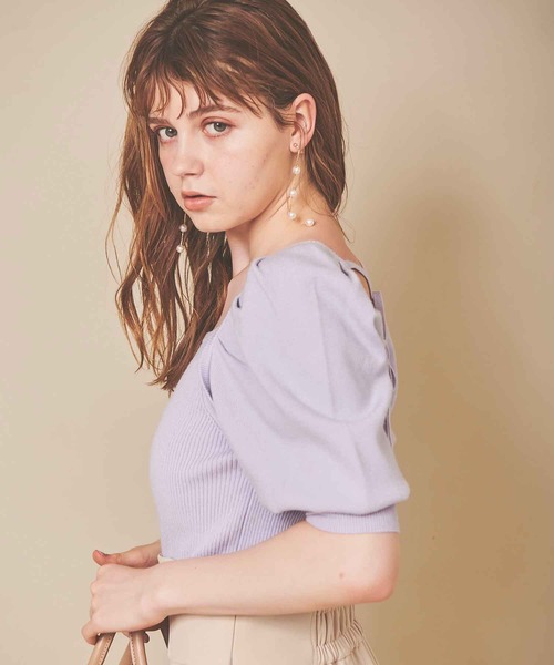 31 Sons de mode（トランテアン　ソン　ドゥ　モード）の「４連パールイヤリング（イヤリング・レディース・ゴールド・フリー）」の7枚目の写真