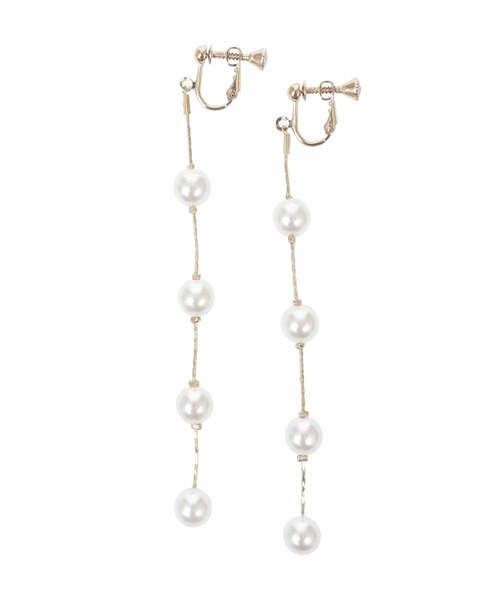 31 Sons de mode（トランテアン　ソン　ドゥ　モード）の「４連パールイヤリング（イヤリング・レディース・ゴールド・フリー）」の10枚目の写真