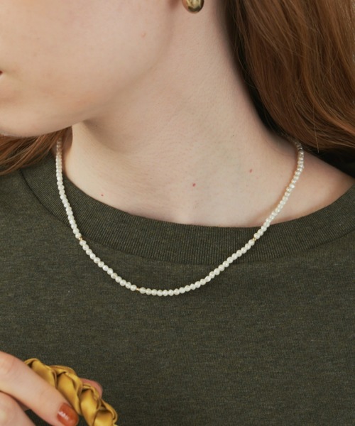 hinari（ヒナリ）の「ミニパールネックレス（ネックレス・レディース・ゴールド・FREE）」の3枚目の写真