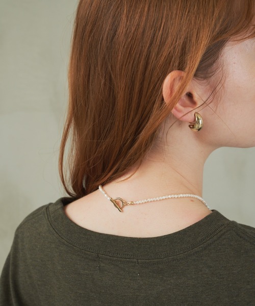 hinari（ヒナリ）の「ミニパールネックレス（ネックレス・レディース・ゴールド・FREE）」の6枚目の写真