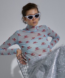 MAISON SPECIAL | フロッキーグラムシアータートルトップ【MAISON SPECIAL/メゾンスペシャル】(Tシャツ/カットソー)