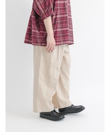 Samansa Mos2 | コットンリネン柄アソートテーパードパンツ(その他パンツ)
