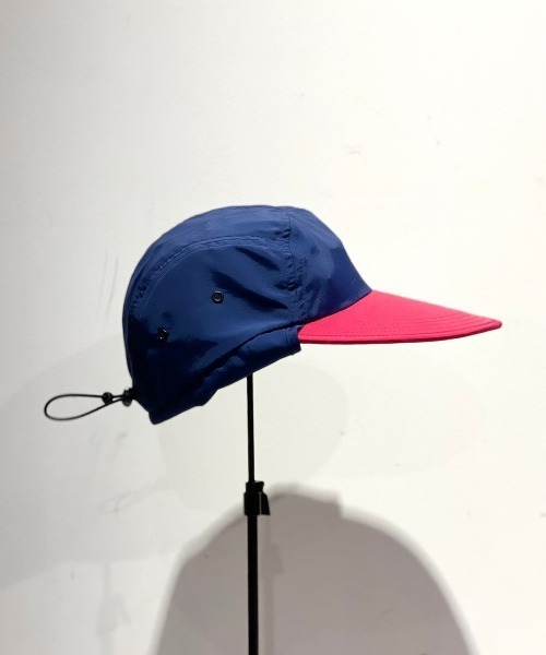 BEAVER（ビーバー）の「FAZZRA/ファズラ NYLON EAR CAP ナイロンイヤーキャップ（キャップ・メンズ・ブラック/ベージュ/ネイビー/ターコイズブルー系・F）」の19枚目の写真