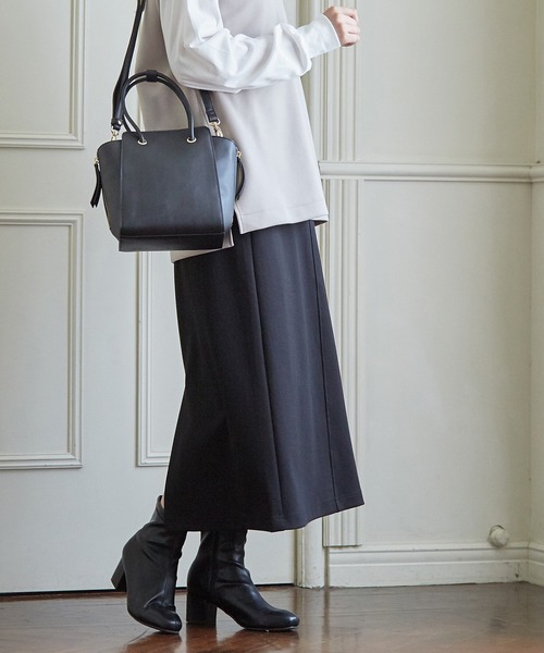 Honeys（ハニーズ）の「ナロータイトスカート（スカート・レディース・ブラック/ライム/グレイッシュベージュ/ブルー・L/LL/S/M）」の15枚目の写真