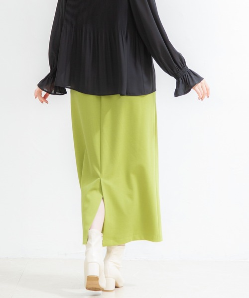 Honeys（ハニーズ）の「ナロータイトスカート（スカート・レディース・ブラック/ライム/グレイッシュベージュ/ブルー・L/LL/S/M）」の20枚目の写真