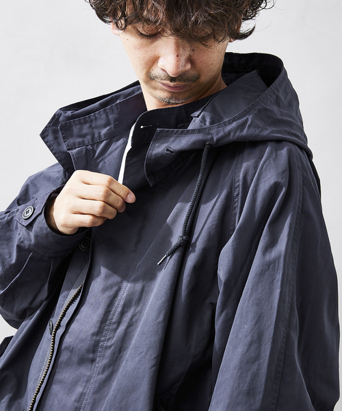 JOURNAL STANDARD relume（ジャーナルスタンダード　レリューム）の「CALIFORNIA フーデッド ショートモッズコートブルゾン（モッズコート・メンズ・ベージュ/ネイビー/カーキ・MEDIUM/LARGE）」の13枚目の写真