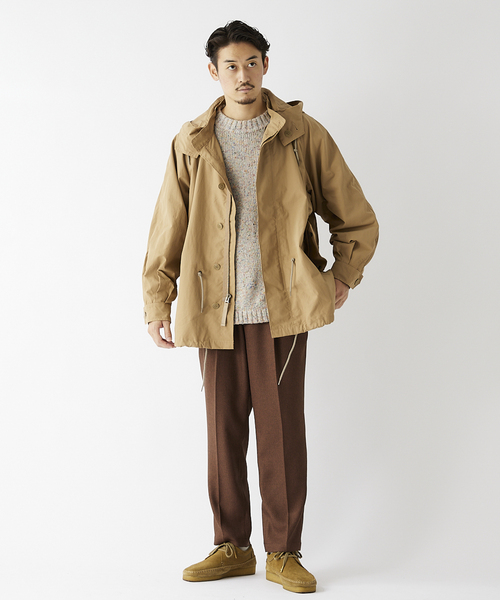 JOURNAL STANDARD relume（ジャーナルスタンダード　レリューム）の「CALIFORNIA フーデッド ショートモッズコートブルゾン（モッズコート・メンズ・ベージュ/ネイビー/カーキ・MEDIUM/LARGE）」の16枚目の写真