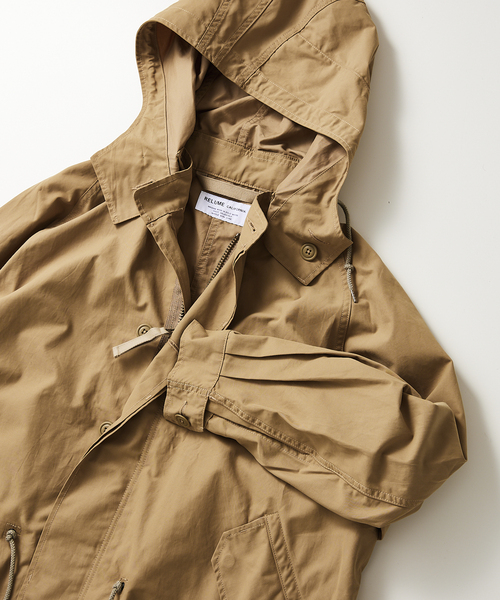 JOURNAL STANDARD relume（ジャーナルスタンダード　レリューム）の「CALIFORNIA フーデッド ショートモッズコートブルゾン（モッズコート・メンズ・ベージュ/ネイビー/カーキ・MEDIUM/LARGE）」の19枚目の写真