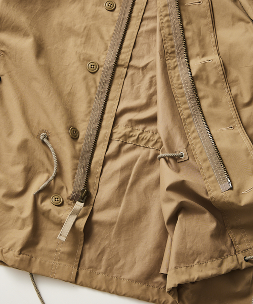 JOURNAL STANDARD relume（ジャーナルスタンダード　レリューム）の「CALIFORNIA フーデッド ショートモッズコートブルゾン（モッズコート・メンズ・ベージュ/ネイビー/カーキ・MEDIUM/LARGE）」の21枚目の写真