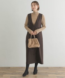 F by ROSSO | F by ROSSO　ポンチジャンパーワンピース(ワンピース)