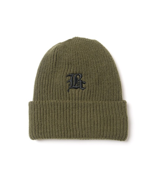 Back Channel（バックチャンネル）の「OLD-E WATCH CAP（ニットキャップ/ビーニー・メンズ・オレンジ/ネイビー/ベージュ系/オリーブドラブ/ブラック/グレー・FREE）」の5枚目の写真