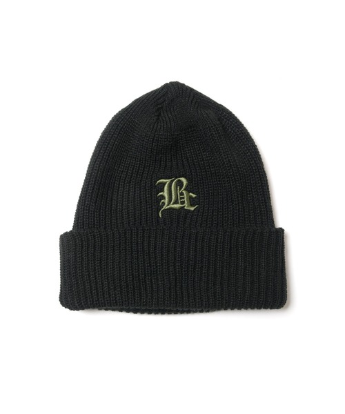 Back Channel（バックチャンネル）の「OLD-E WATCH CAP（ニットキャップ/ビーニー・メンズ・オレンジ/ネイビー/ベージュ系/オリーブドラブ/ブラック/グレー・FREE）」の2枚目の写真