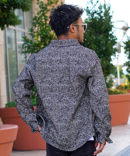 adamsJUGGLER(アダムスジャグラー)の「W/R N.Yオーバーロングシャツ(シャツ/ブラウス・メンズ・ブラック/レッド・M/XL/L)」の14枚目の写真