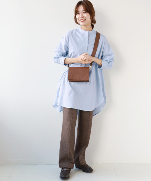 JOURNAL STANDARD relume（ジャーナルスタンダード　レリューム）の「コットンブザムシャツブラウス（シャツ/ブラウス・レディース・ホワイト/ブルー系その他・FREE）」の8枚目の写真