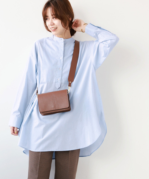 JOURNAL STANDARD relume（ジャーナルスタンダード　レリューム）の「コットンブザムシャツブラウス（シャツ/ブラウス・レディース・ホワイト/ブルー系その他・FREE）」の19枚目の写真