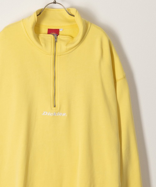 Dickies(ディッキーズ)の「【DICKIES/ディッキーズ】ワンポイント刺繍ハーフジップスウェット/プルオーバー/ビッグシルエット(スウェット・メンズ・ホワイト/アッシュグレー/ブラック/ネイビー/イエロー/ブルー/グリーン・M/L/XL)」の7枚目の写真
