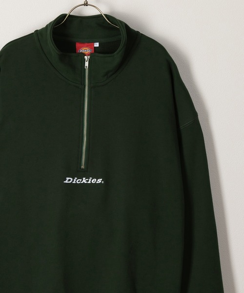 Dickies(ディッキーズ)の「【DICKIES/ディッキーズ】ワンポイント刺繍ハーフジップスウェット/プルオーバー/ビッグシルエット(スウェット・メンズ・ホワイト/アッシュグレー/ブラック/ネイビー/イエロー/ブルー/グリーン・M/L/XL)」の5枚目の写真