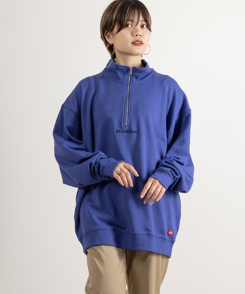 Dickies(ディッキーズ)の「【DICKIES/ディッキーズ】ワンポイント刺繍ハーフジップスウェット/プルオーバー/ビッグシルエット(スウェット・メンズ・ホワイト/アッシュグレー/ブラック/ネイビー/イエロー/ブルー/グリーン・M/L/XL)」の21枚目の写真