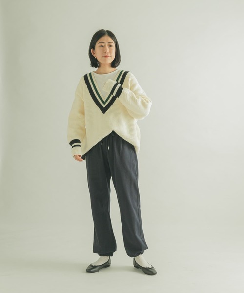 FORK&SPOON(フォークアンドスプーン)の「『WEB/一部店舗限定カラー』FORK&SPOON OE裏毛スウェットパンツ(その他パンツ・レディース・パープル/ネイビー/オレンジ/グレー系その他・1/2)」の21枚目の写真