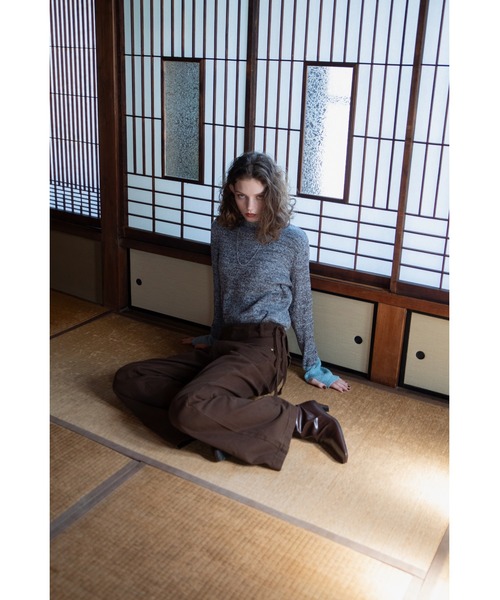 VACANCY（ヴァカンシー）の「ミックスカラー配色ハイネックリブニット