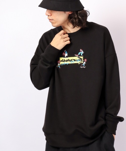 RE730 なみおくんディフォルメデザインビッグトレーナー 2022AW（スウェット）｜RE730（アールイーセブンサーティー）