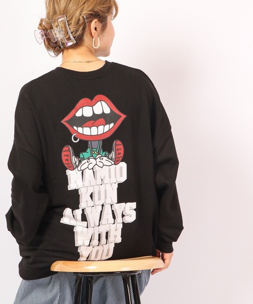 RE730 なみおくんディフォルメデザインビッグトレーナー 2022AW（スウェット）｜RE730（アールイーセブンサーティー）