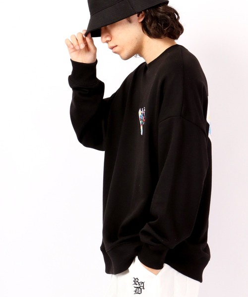 RE730 なみおくんディフォルメデザインビッグトレーナー 2022AW（スウェット）｜RE730（アールイーセブンサーティー）