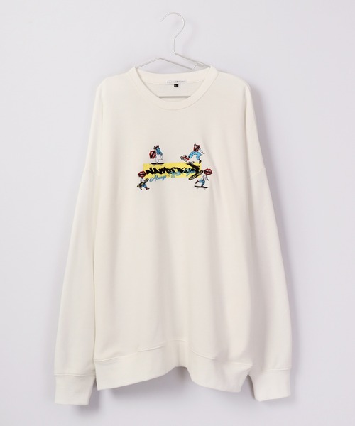 RE730 なみおくんディフォルメデザインビッグトレーナー 2022AW（スウェット）｜RE730（アールイーセブンサーティー）