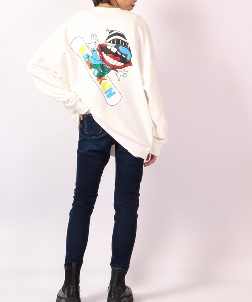 RE730 なみおくんディフォルメデザインビッグトレーナー 2022AW（スウェット）｜RE730（アールイーセブンサーティー）