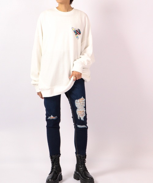 RE730 なみおくんディフォルメデザインビッグトレーナー 2022AW（スウェット）｜RE730（アールイーセブンサーティー）