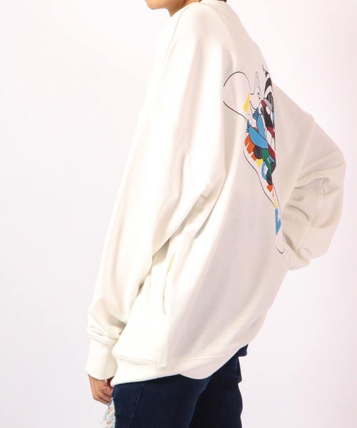 RE730 なみおくんディフォルメデザインビッグトレーナー 2022AW（スウェット）｜RE730（アールイーセブンサーティー）