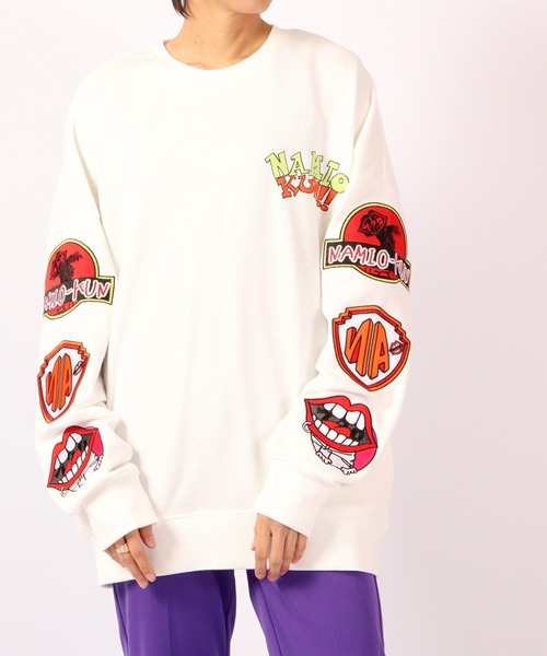 RE730 なみおくんディフォルメデザインビッグトレーナー 2022AW（スウェット）｜RE730（アールイーセブンサーティー）