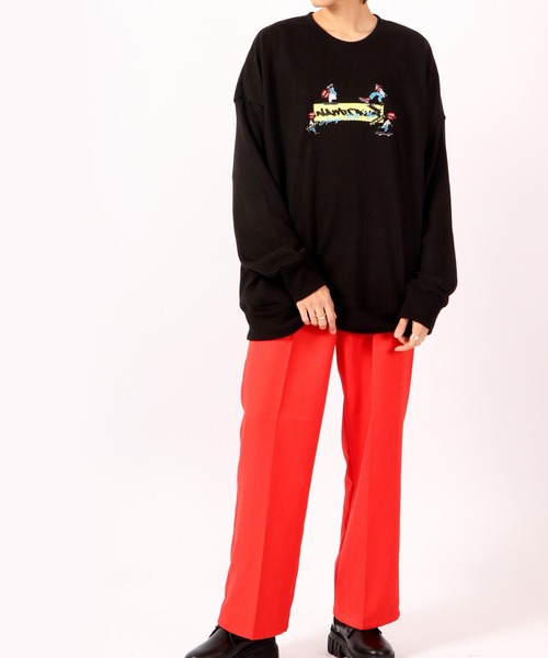 RE730 なみおくんディフォルメデザインビッグトレーナー 2022AW（スウェット）｜RE730（アールイーセブンサーティー）