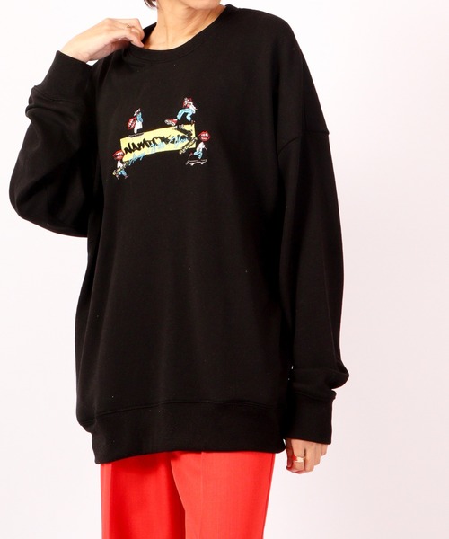 RE730 なみおくんディフォルメデザインビッグトレーナー 2022AW（スウェット）｜RE730（アールイーセブンサーティー）