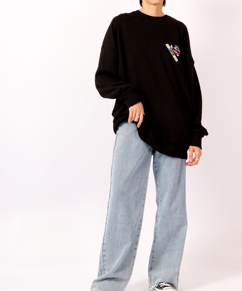 RE730 なみおくんディフォルメデザインビッグトレーナー 2022AW（スウェット）｜RE730（アールイーセブンサーティー）