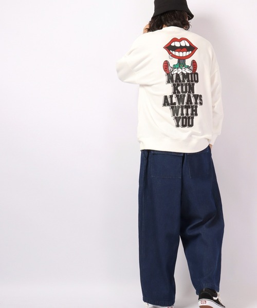 RE730 なみおくんディフォルメデザインビッグトレーナー 2022AW（スウェット）｜RE730（アールイーセブンサーティー）